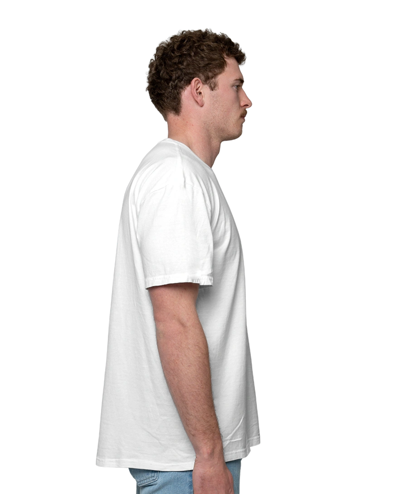 Image of a model wearing a PC099 Port & Company Pigment-Dyed Tee
